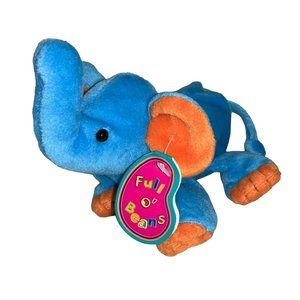 Avon Full O' Beans 1997 Jumbo the Elephant   Bean Bag Stuffed Animal